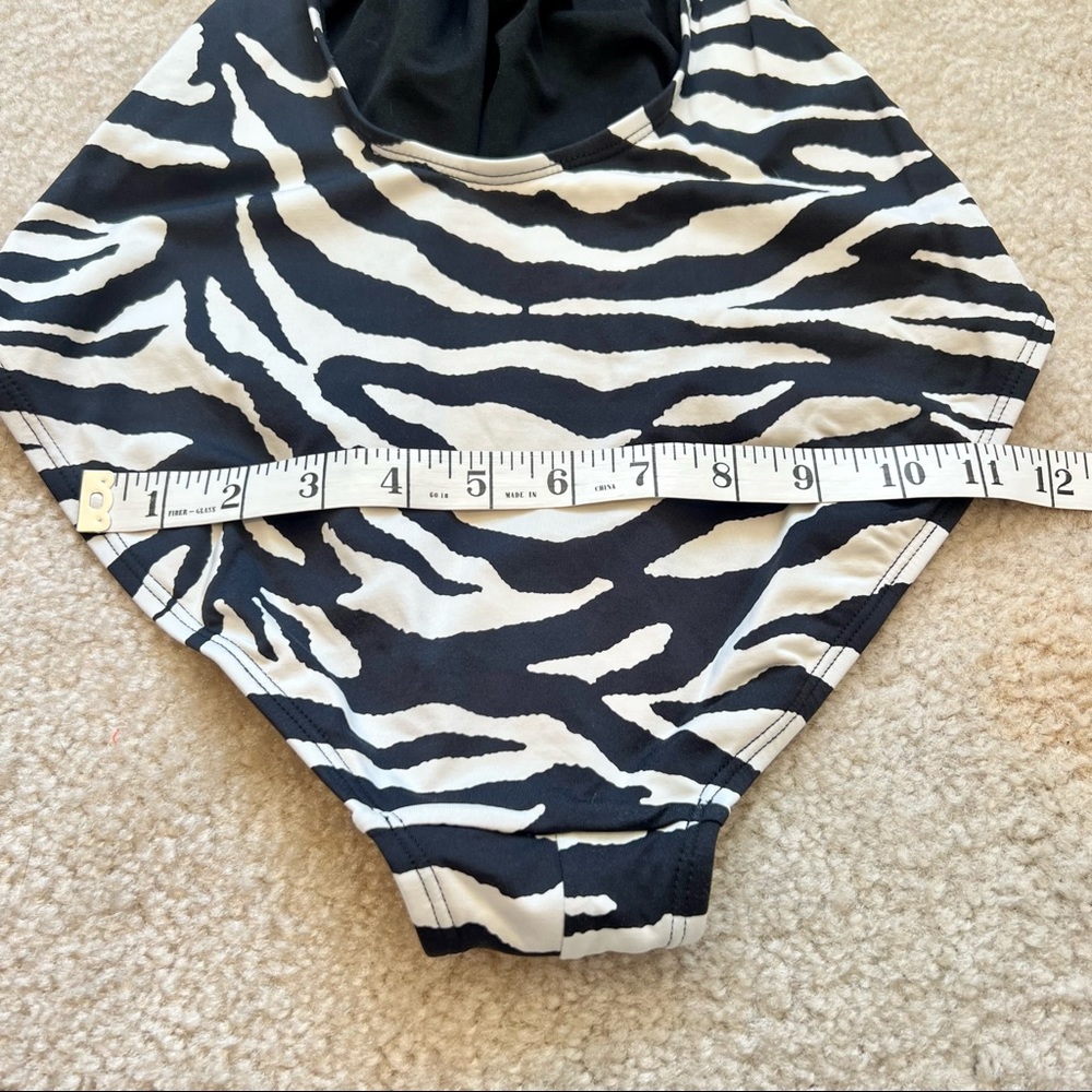 OLD NAVY Zebra Print One Piece Bathing Suit—SZ. Small - Picture 8 of 9